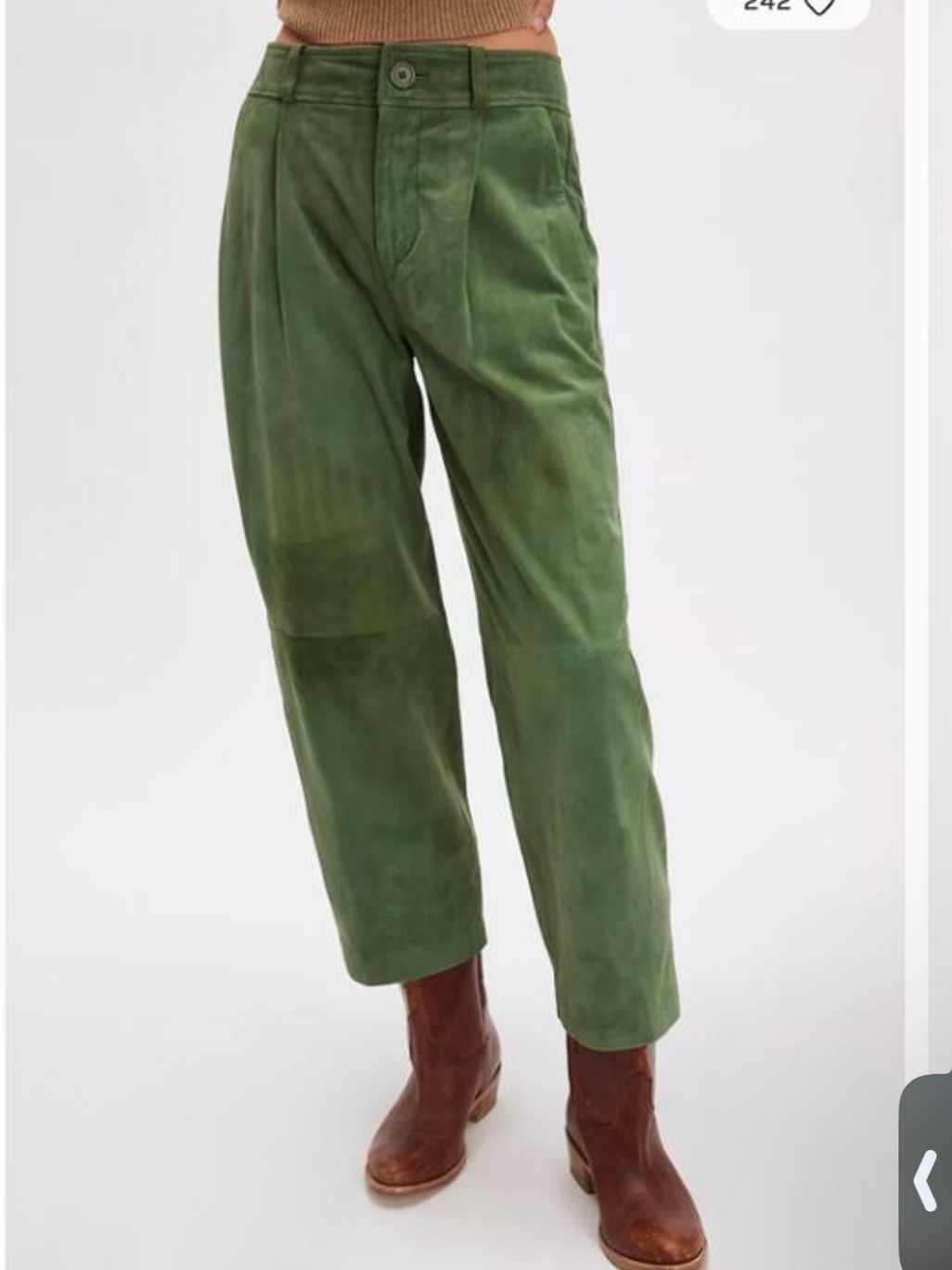 Free People Dakota Suede Pants